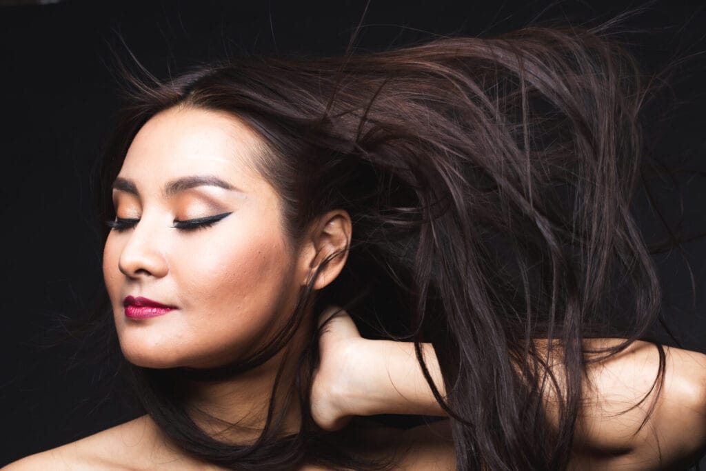 portrait of young asian woman