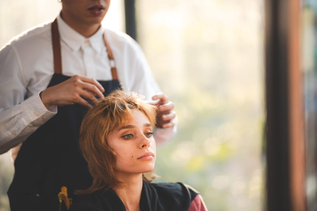 professional fashion hairdresser
